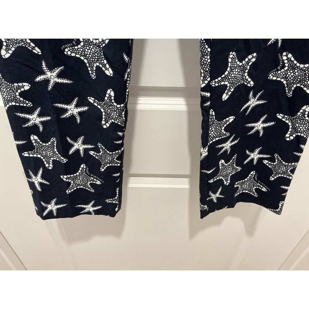 Vineyard Vines By Shep And Ian Cove Capri Size 10 Women’s Navy Starfish NWT - Picture 3 of 10
